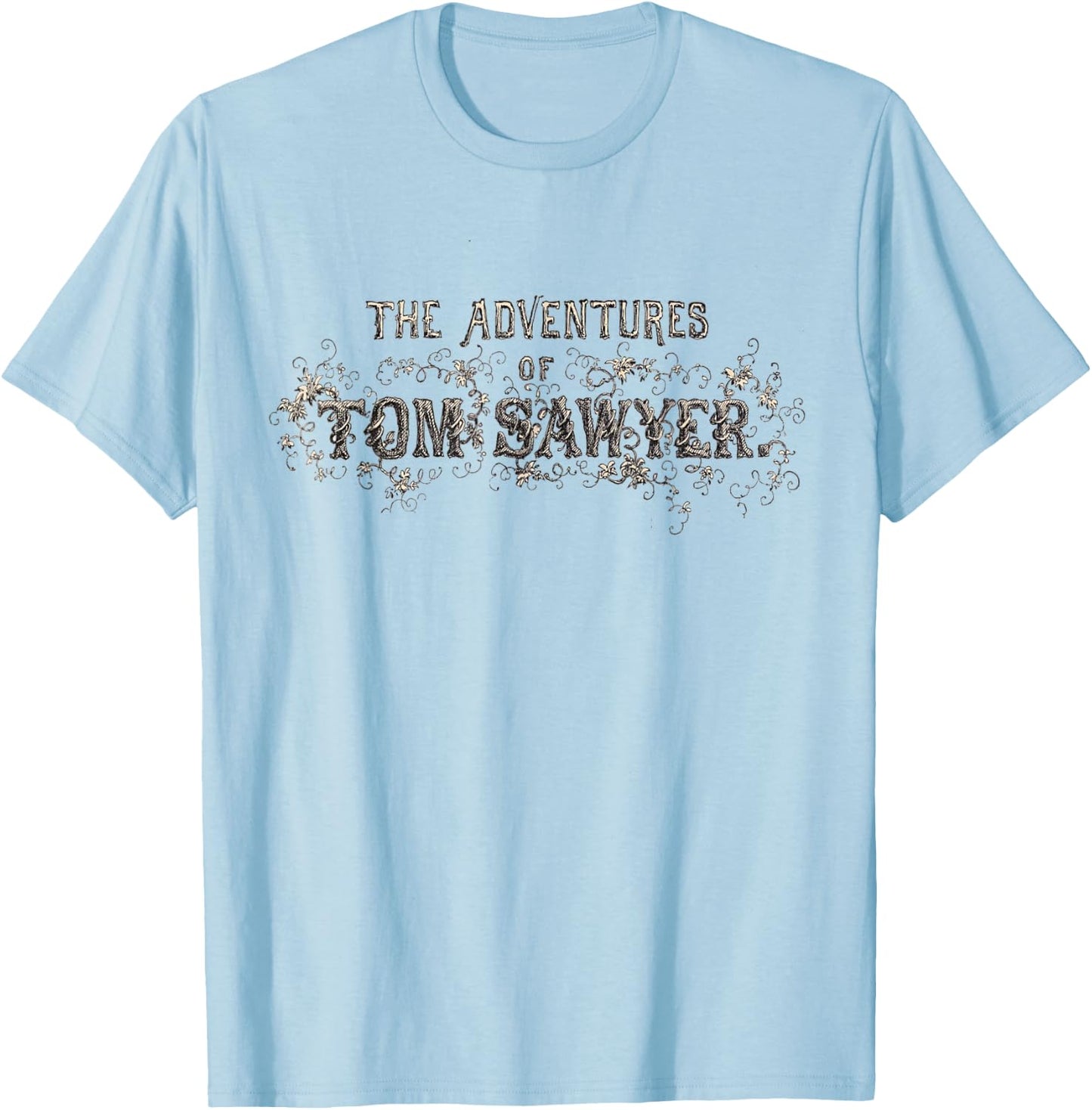 Tom Sawyer Adventures Title Page T-Shirt - T-Shirt | Light Blue