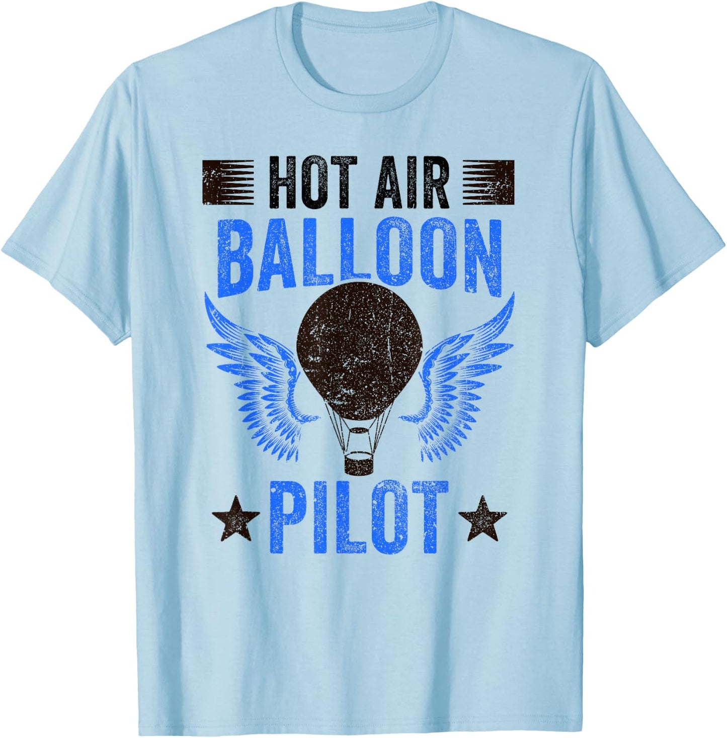 Hot Air Balloon Pilot Ballooning Team T-Shirt - T-Shirt | Light Blue