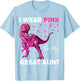 I Wear Pink For My Great Aunt Breast Cancer Awareness T-Shirt - T-Shirt | Light Blue