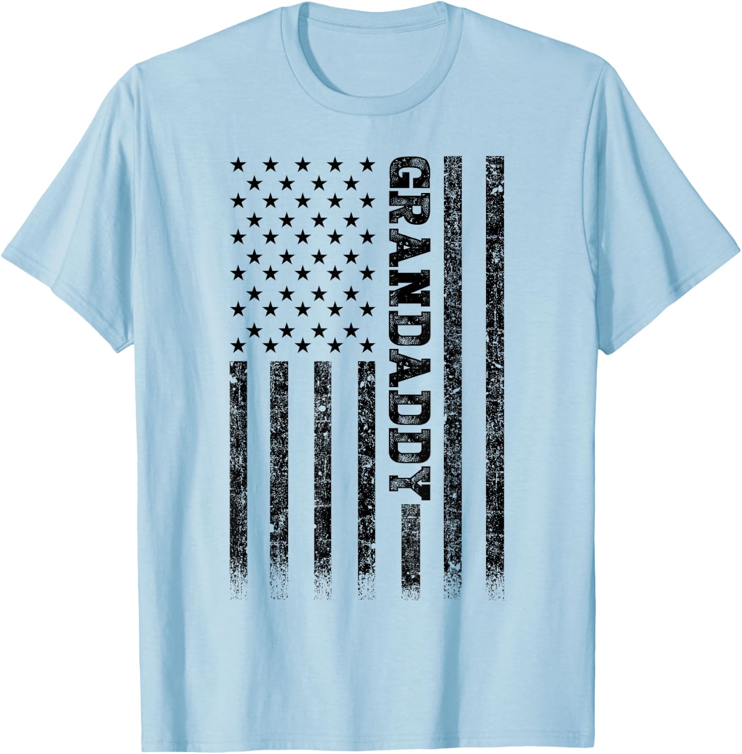 Grandaddy American Flag Women Kids Men T-Shirt - T-Shirt | Light Blue