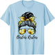 Besties For The Resties Hair Bandana Fits Mum and Me T-Shirt - T-Shirt | Light Blue