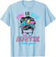 Pink or Blue Auntie Loves You T-Shirt - T-Shirt | Light Blue