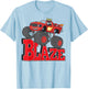 Blaze & The Monster Machines Smiling Truck T-Shirt - T-Shirt | Light Blue