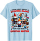 A Woman Cannot Survive On Quilting Alone Quilting Knitting T-Shirt - T-Shirt | Light Blue
