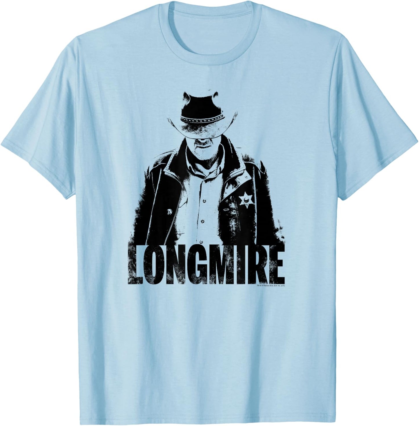 Longmire One Color T-Shirt - T-Shirt | Light Blue