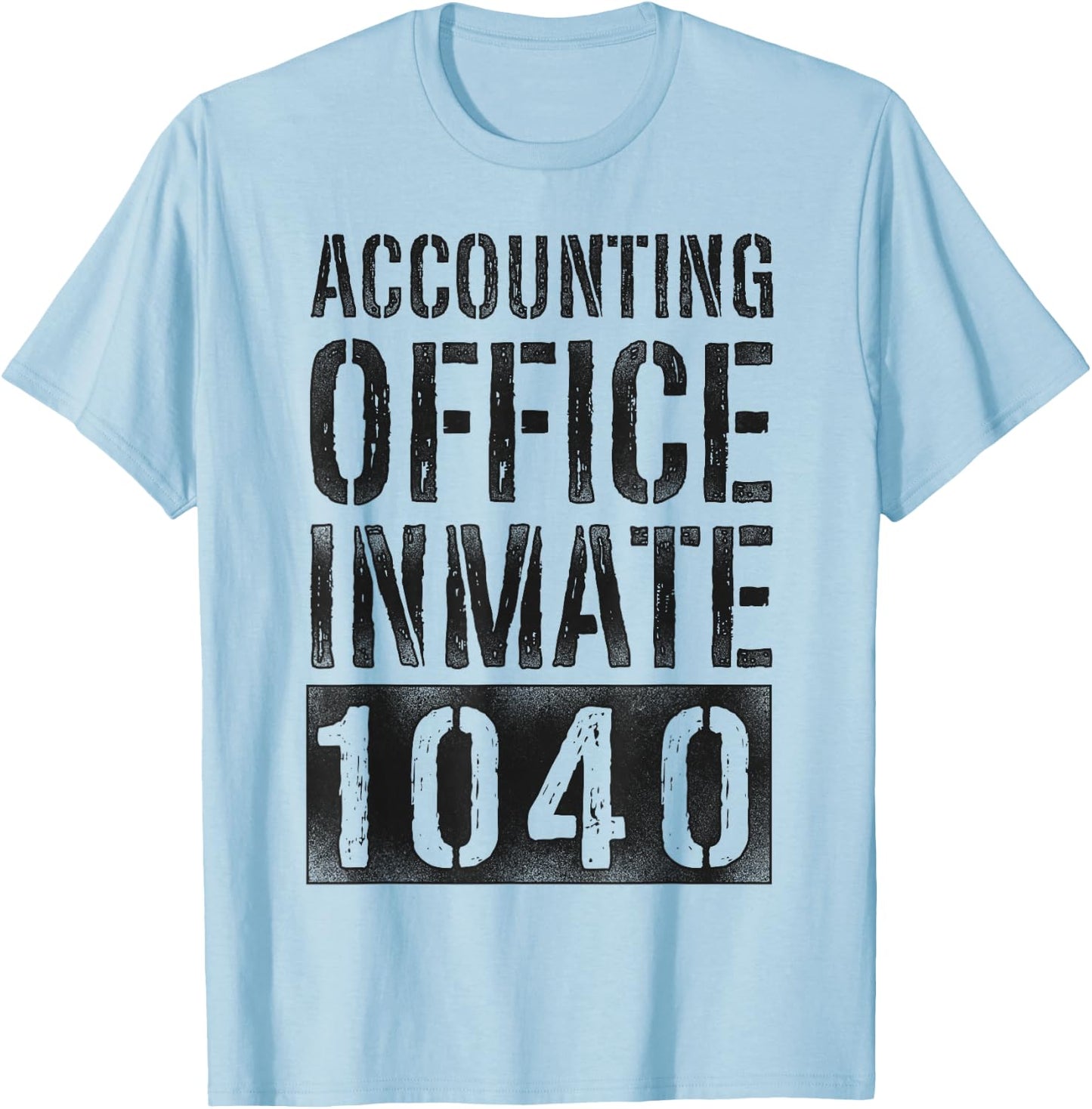 Accountant Bookkeeper Accounting Prison Jail Halloween T-Shirt - T-Shirt | Light Blue