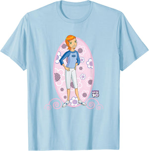 Ben 10: Alien Force Kid Gwen Tennyson Full Body Portrait T-Shirt - T-Shirt | Light Blue