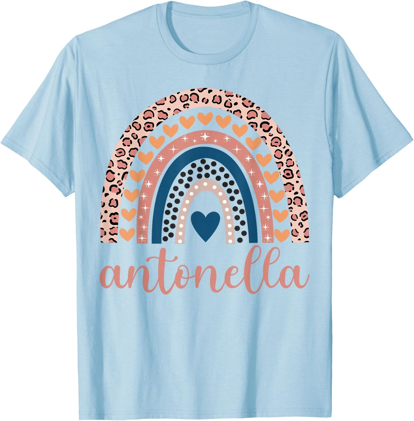 Antonella Antonella Name Birthday Shirt Gift T-Shirt - T-Shirt | Light Blue