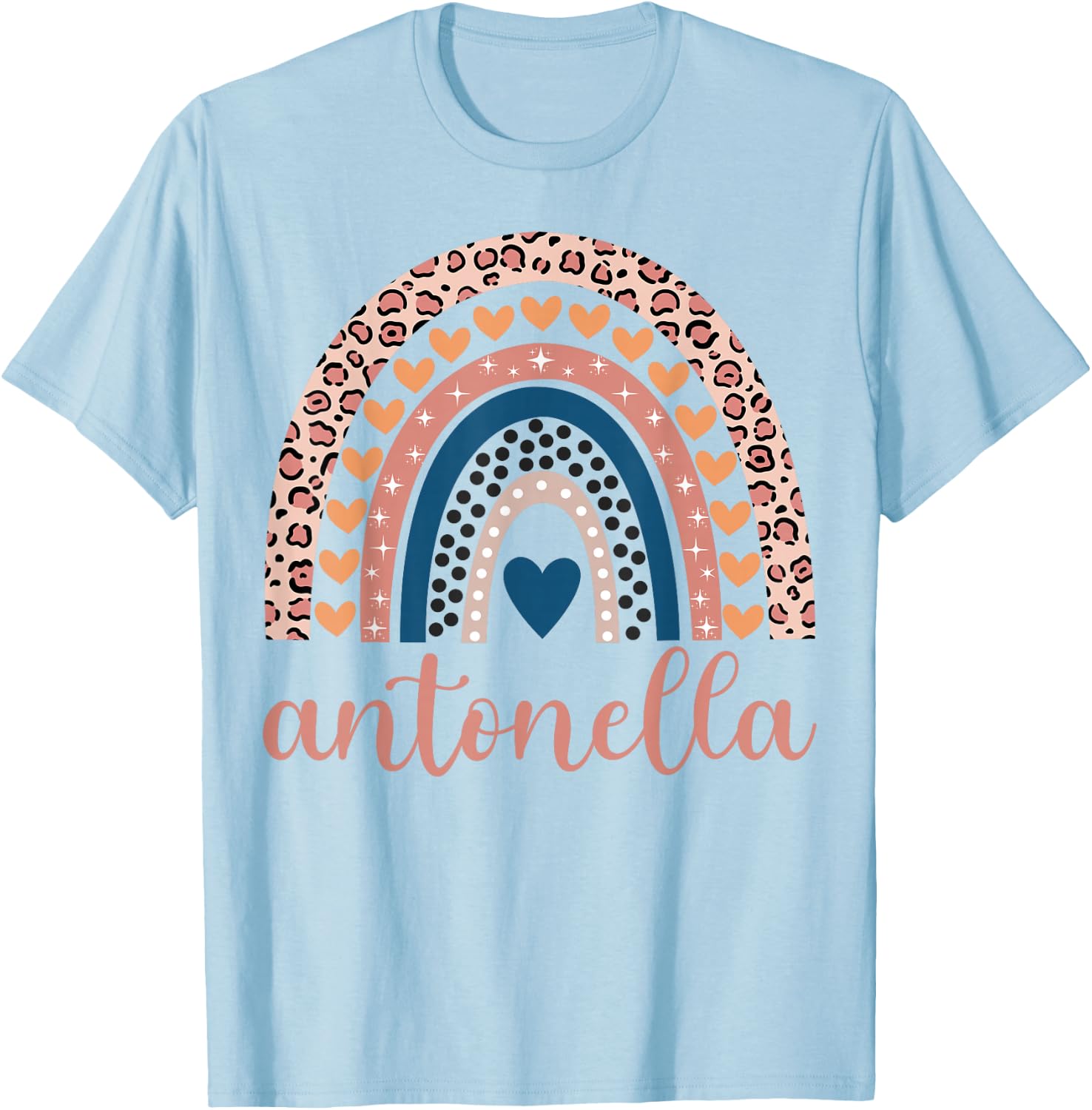 Antonella Antonella Name Birthday Shirt Gift T-Shirt - T-Shirt | Light Blue