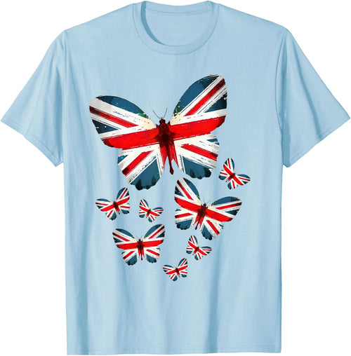 Union Jack Flag Butterfly For Kids & UK British Expats