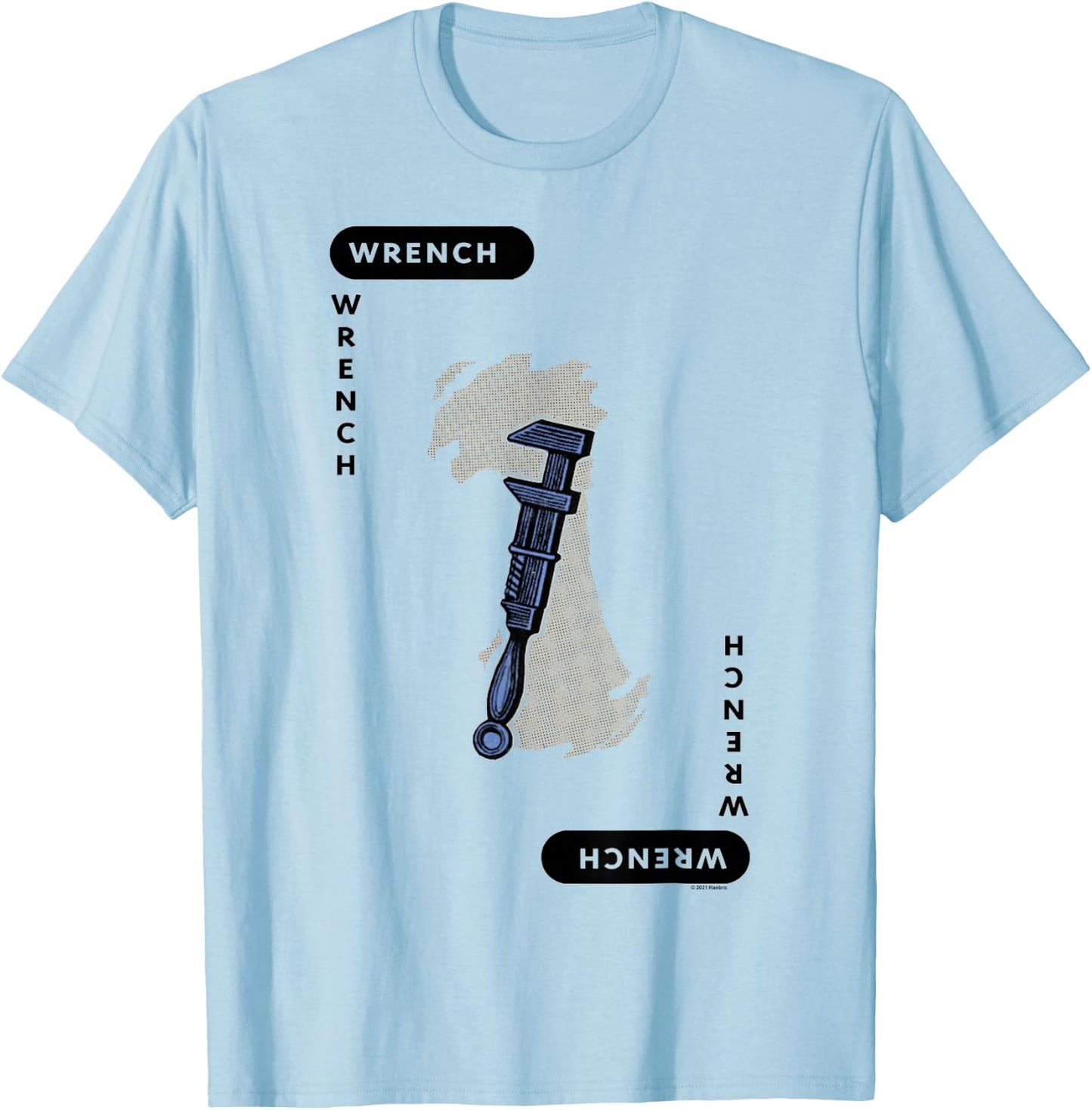 Clue Wrench Playing Card Halloween Costume T-Shirt - T-Shirt | Light Blue