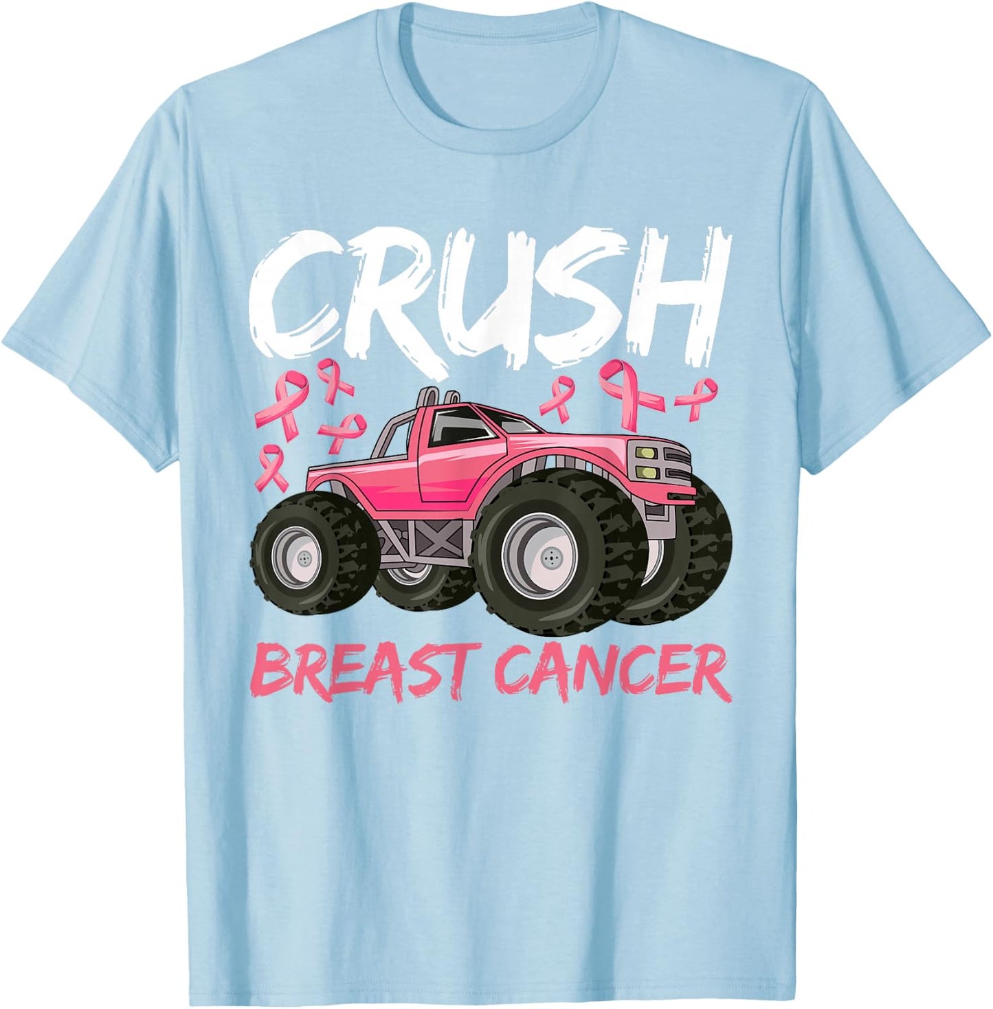 Boys Breast Cancer Awareness for Boys Kids Toddlers T-Shirt - T-Shirt | Light Blue
