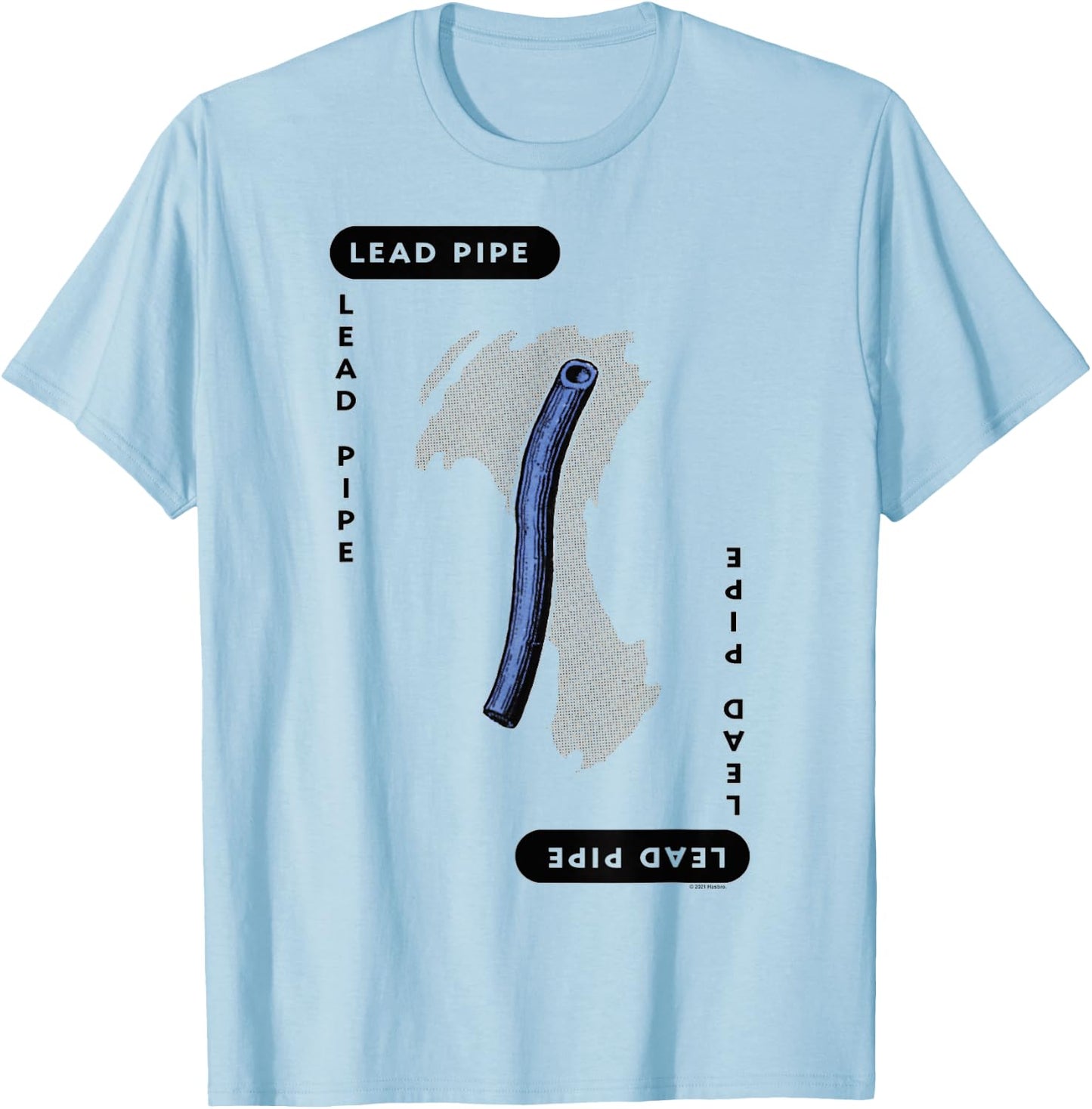 Clue Lead Pipe Playing Card Halloween Costume T-Shirt - T-Shirt | Light Blue