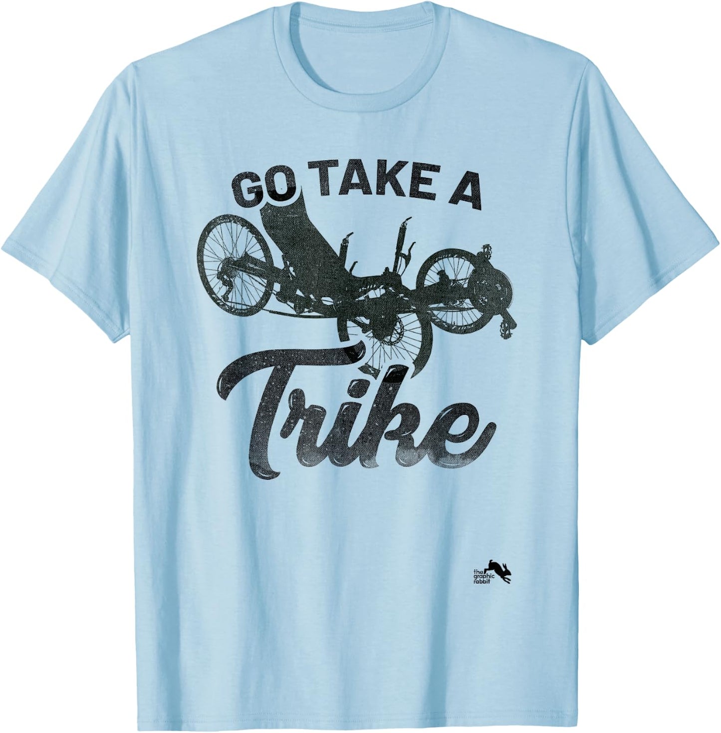 Go Take a Trike Recumbent Bicycle T-Shirt - T-Shirt | Light Blue