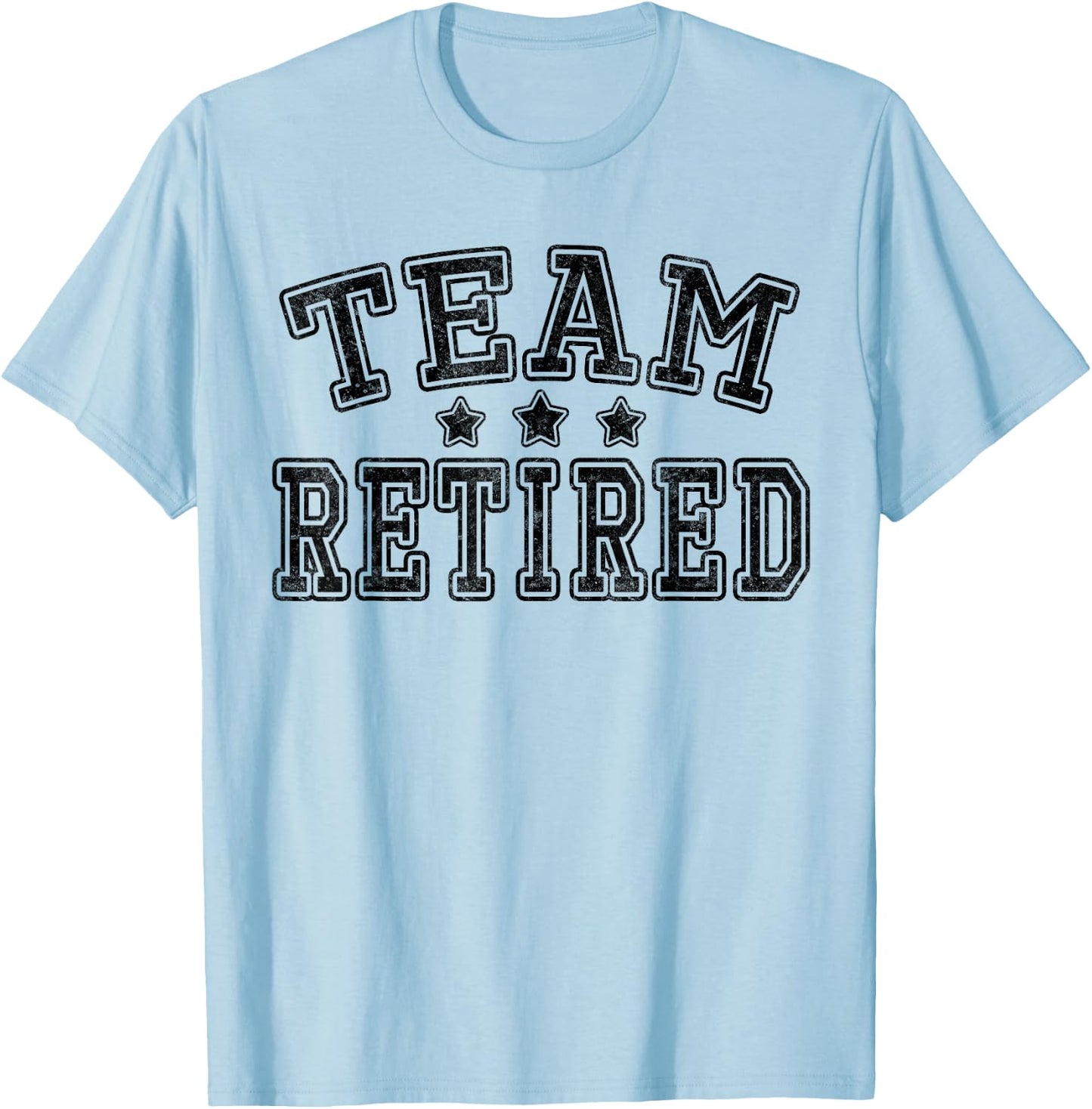 Retirement Gift, Team Retired Awesome Couples Retirement T-Shirt - T-Shirt | Light Blue