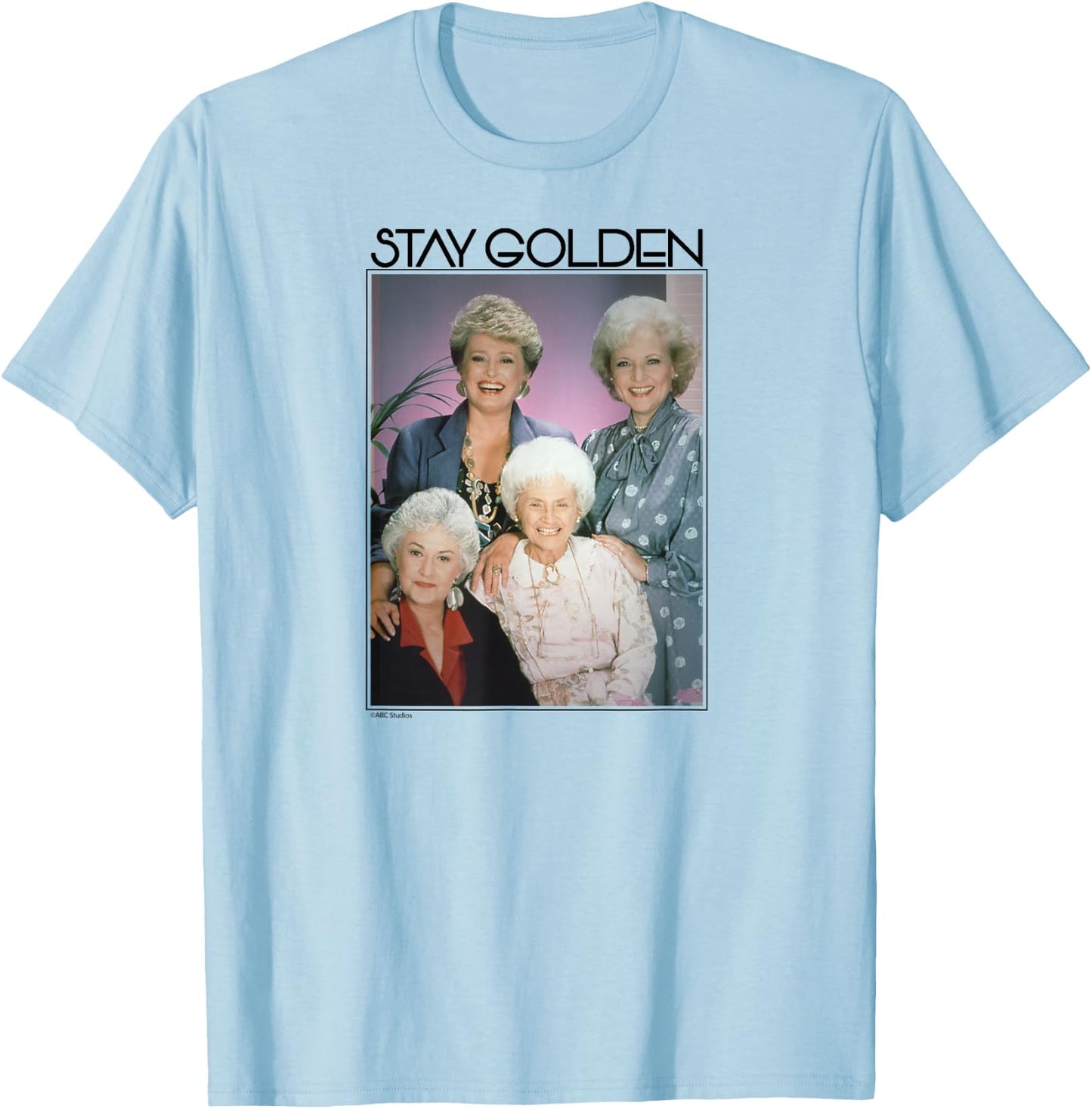 The Golden Girls - Stay Golden T-Shirt - T-Shirt | Light Blue