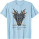 House of the Dragon Skull City Fire T-Shirt - T-Shirt | Light Blue