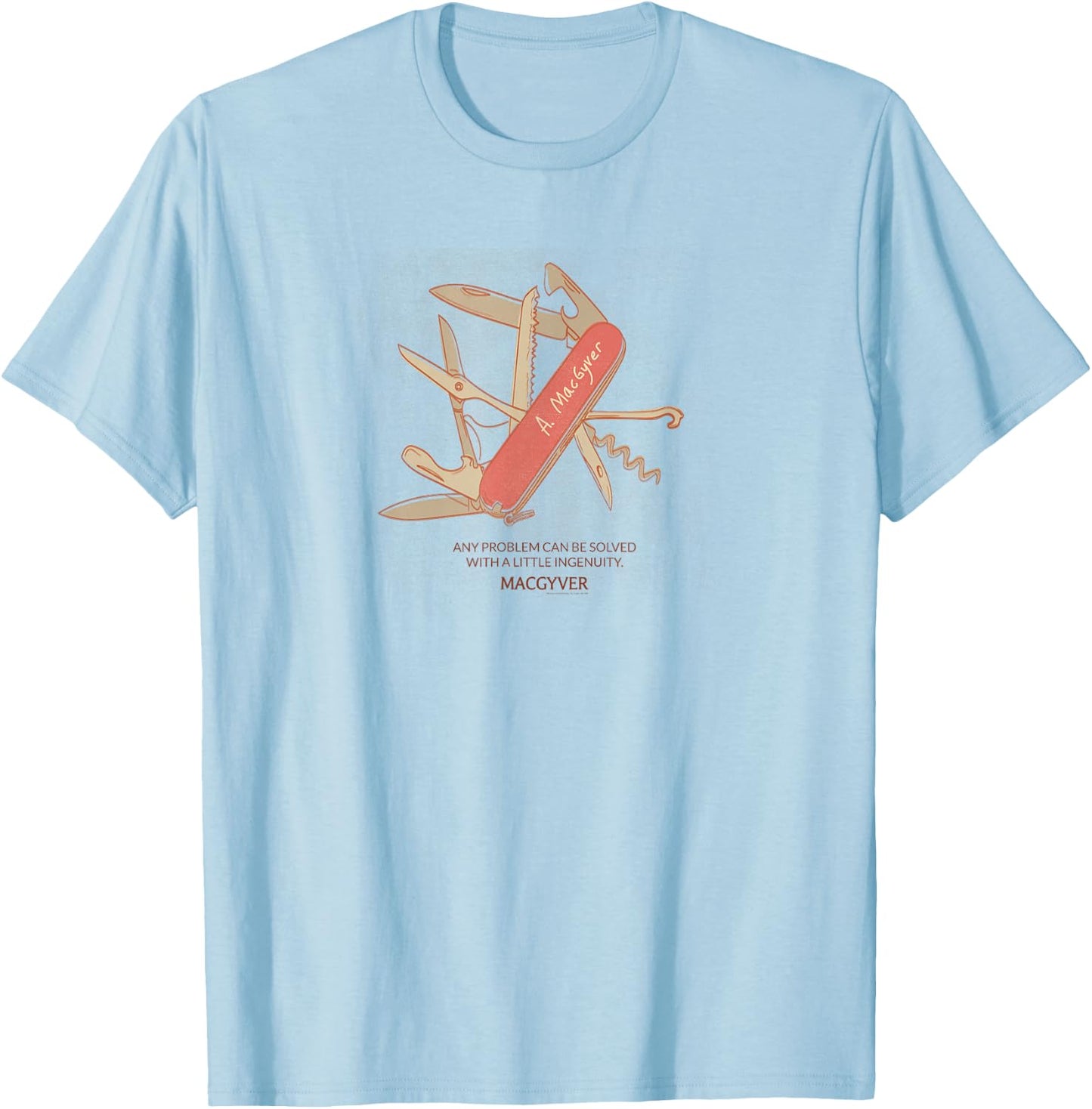 MacGyver Original Series Multi Device T-Shirt - T-Shirt | Light Blue