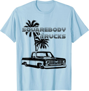 C10,Jimmy,Squarebody Truck,Suburban,Blazer,Silverado,slammed T-Shirt - T-Shirt | Light Blue