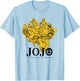JoJo's Bizarre Adventure Golden Wind Bruno's Gang Gold Anime T-Shirt - T-Shirt | Light Blue