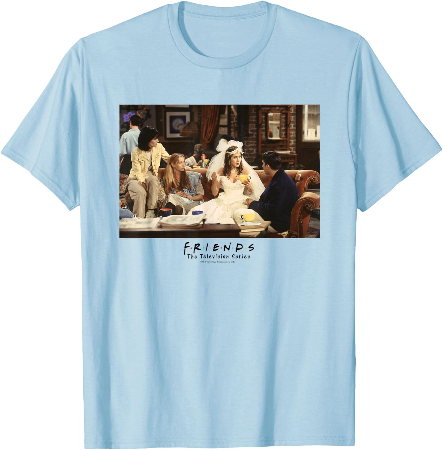 Friends Runaway Bride T-Shirt - T-Shirt | Light Blue