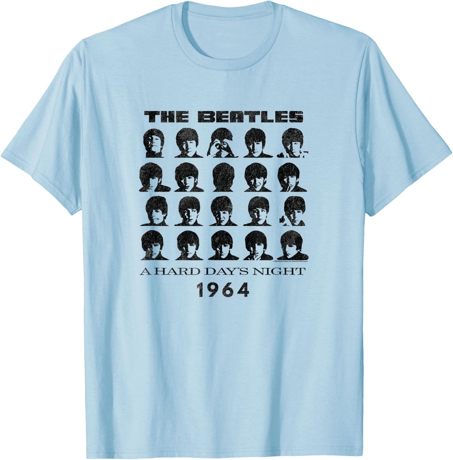The Beatles - Hard Days Night 1964 T-Shirt - T-Shirt | Light Blue
