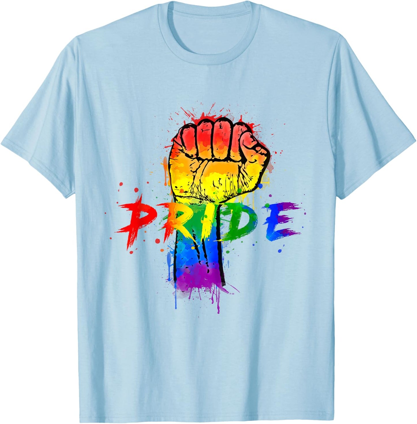 Gay Pride LGBT for Gays Lesbian Trans Pride Month T-Shirt - T-Shirt | Light Blue