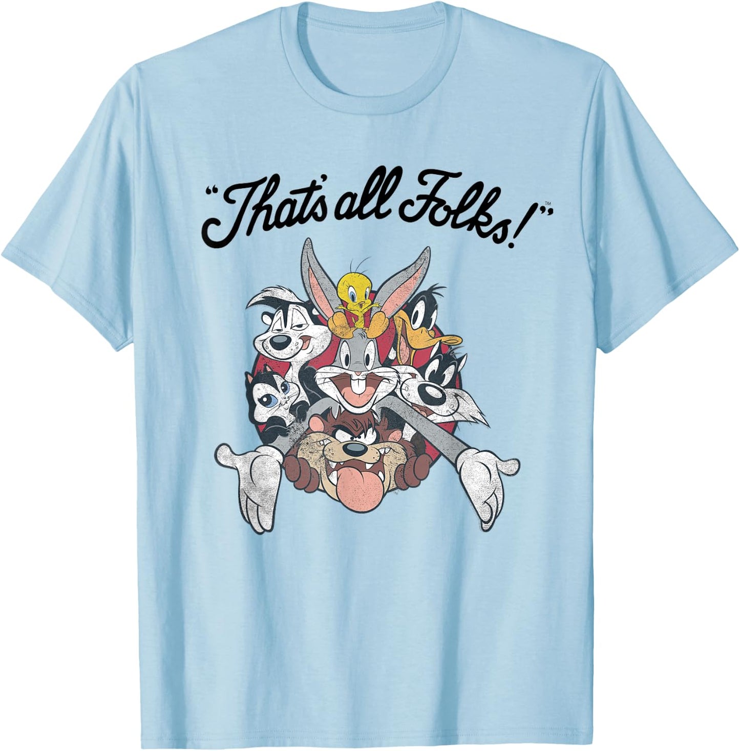All Stars That's All Folks T-Shirt - T-Shirt | Light Blue