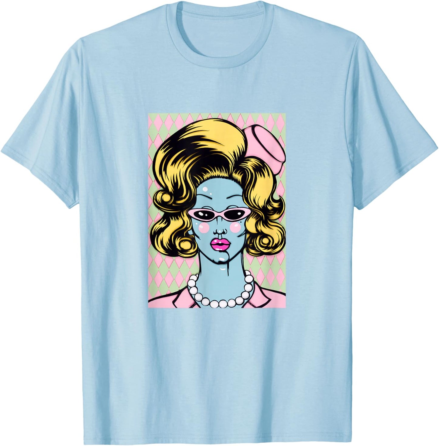 Juno Drag Queen First Lady T-Shirt - T-Shirt | Light Blue