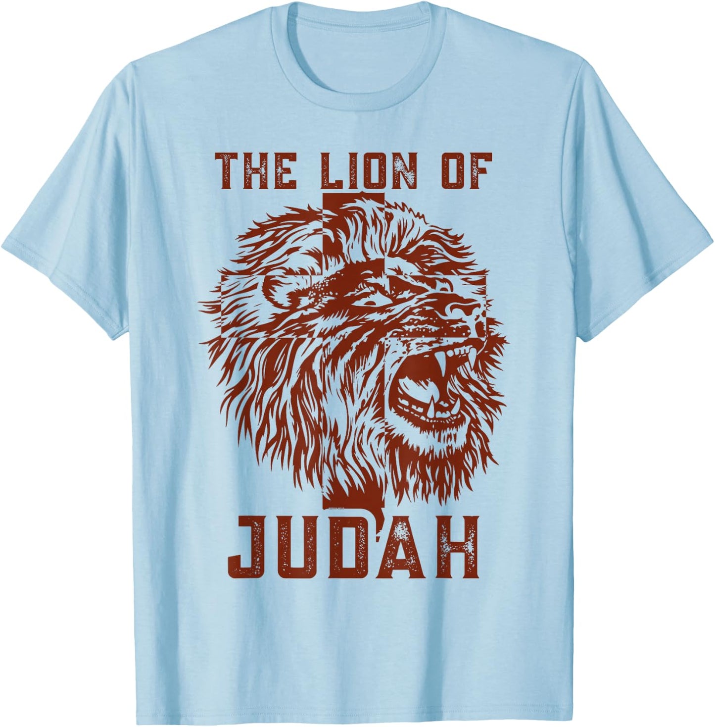 Jesus is The Lion of Judah from Genesis to Revelation T-Shirt - T-Shirt | Light Blue