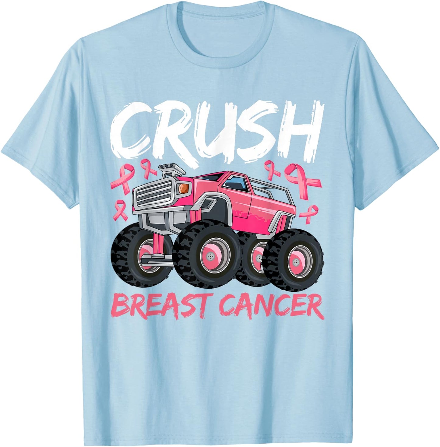 Breast Cancer Shirts for Kids, Breast Cancer Shirt for Boys T-Shirt - T-Shirt | Light Blue