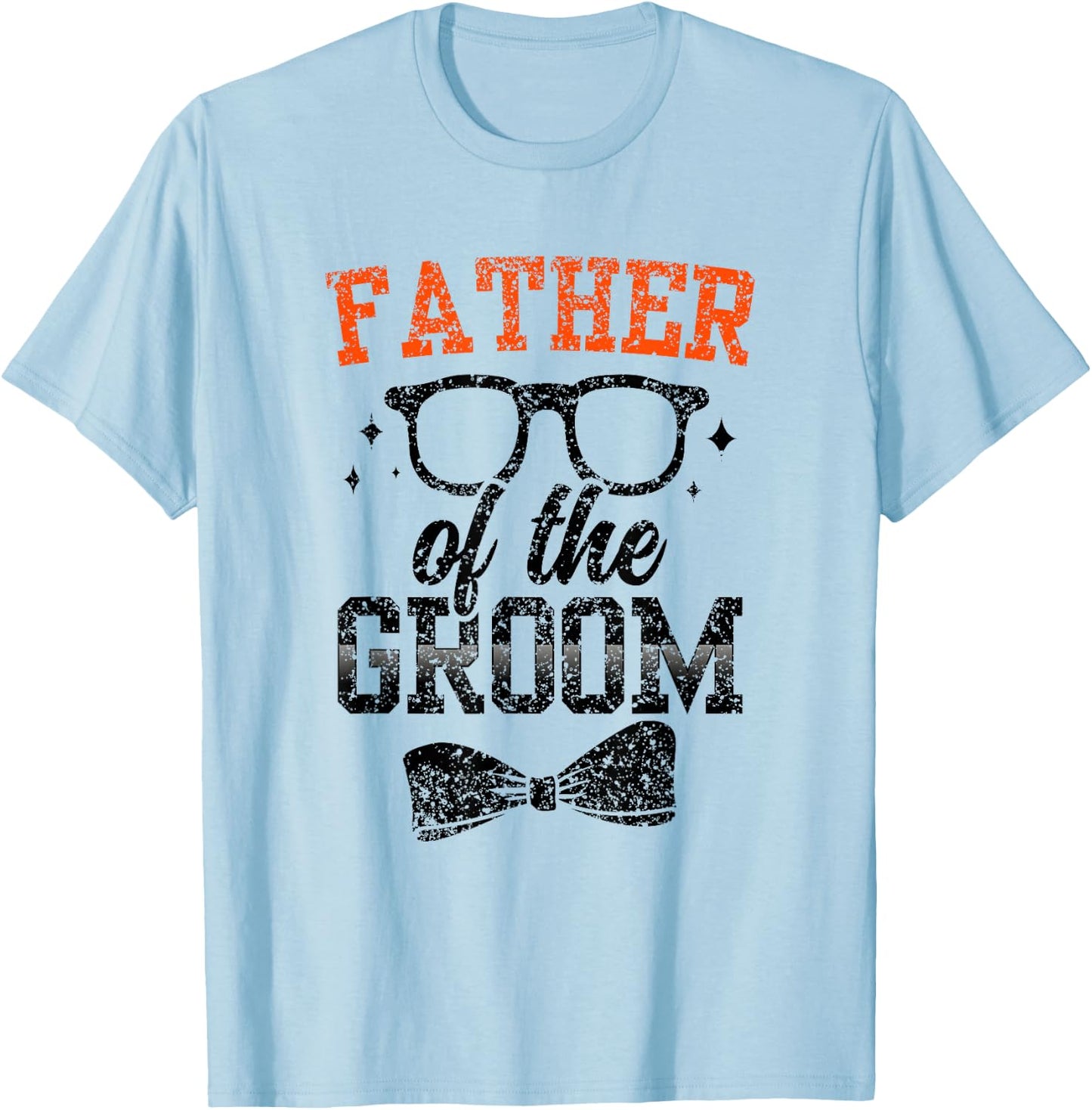 Father Of The Groom Party Wedding Bachelor T-Shirt - T-Shirt | Light Blue