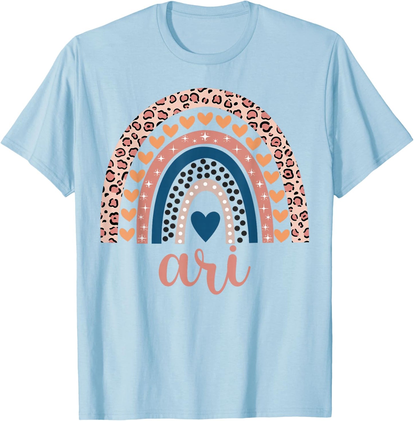 Ari Ari Name Birthday Shirt Gift T-Shirt - T-Shirt | Light Blue
