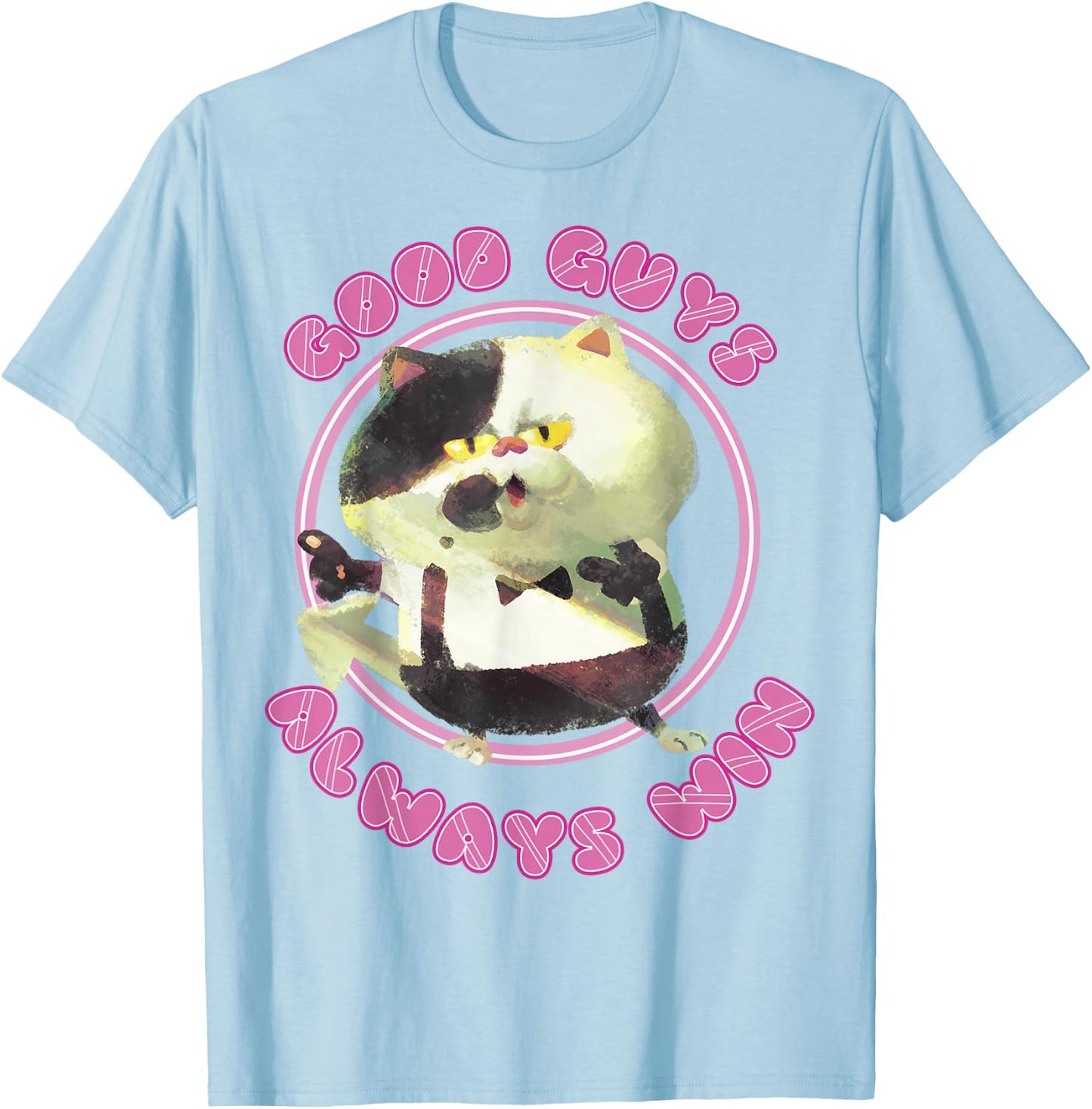 Nintendo Splatoon Good Guys Always Win Graphic T-Shirt - T-Shirt | Light Blue