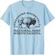 Theodore Roosevelt National Park Buffalo North Dakota Hike , Gray T-Shirt - T-Shirt | Light Blue