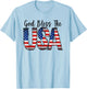 God bless the USA - July 4 T-Shirt - T-Shirt | Light Blue