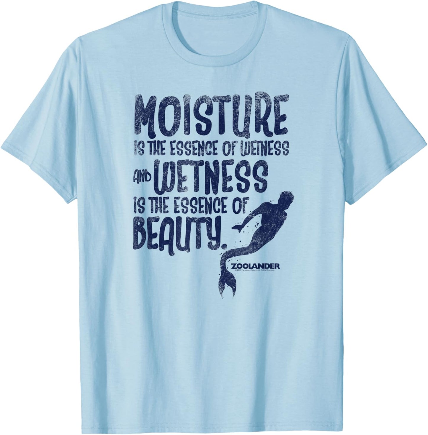 Zoolander Merman T-Shirt - T-Shirt | Light Blue