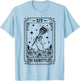 Hairstylist Barber Hairdresser The Hairstylist Tarot Card T-Shirt - T-Shirt | Light Blue