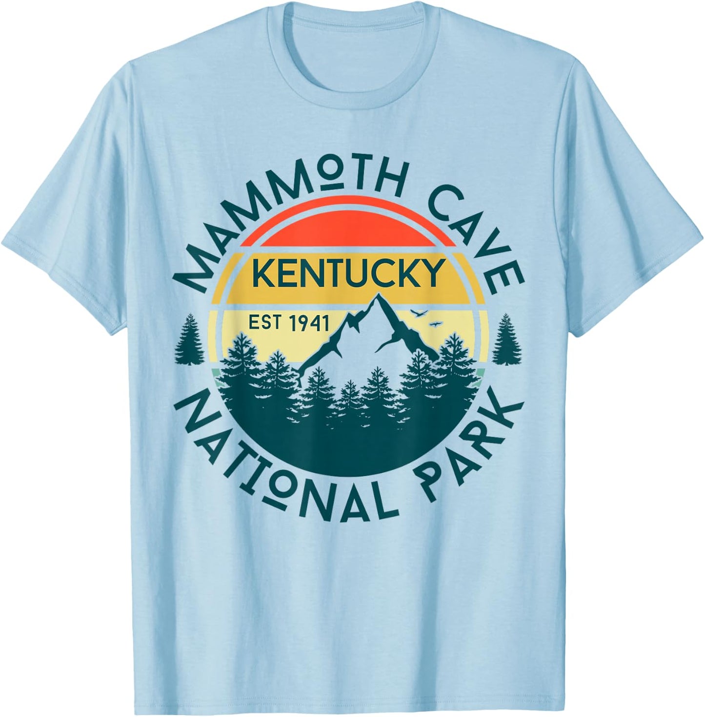 Mammoth Cave National Park T-Shirt - T-Shirt | Light Blue