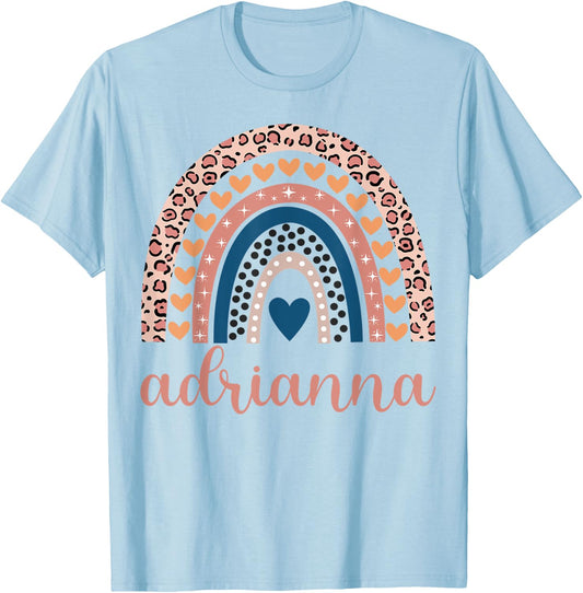Adrianna Adrianna Name Birthday Shirt Gift T-Shirt - T-Shirt | Light Blue