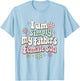 I am Simply My Father's Female Son Father Daughter Funny T-Shirt - T-Shirt | Light Blue