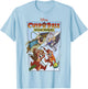 Disney Chip 'N Dale Rescue Rangers Group Shot Poster T-Shirt - T-Shirt | Light Blue
