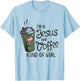 I'm A Jesus And Coffee Kind of Girl T-Shirt - T-Shirt | Light Blue