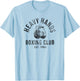 Trendy Heavy Hands Boxing Club Logo T-Shirt - T-Shirt | Light Blue