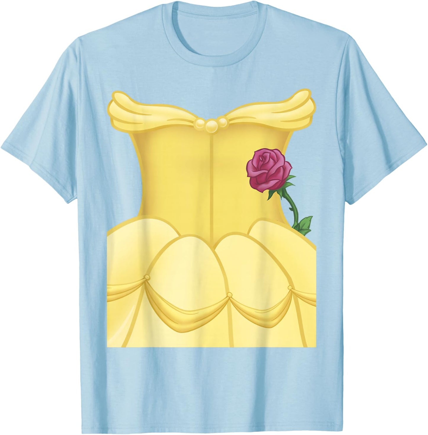 Disney Beauty And Beast Belle Halloween Dress Costume T-Shirt - T-Shirt | Light Blue