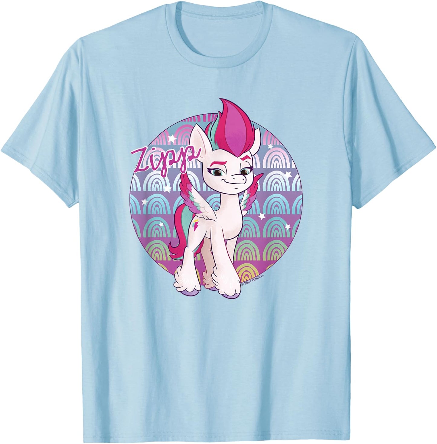 My Little Pony: A New Generation Zipp Circle T-Shirt - T-Shirt | Light Blue