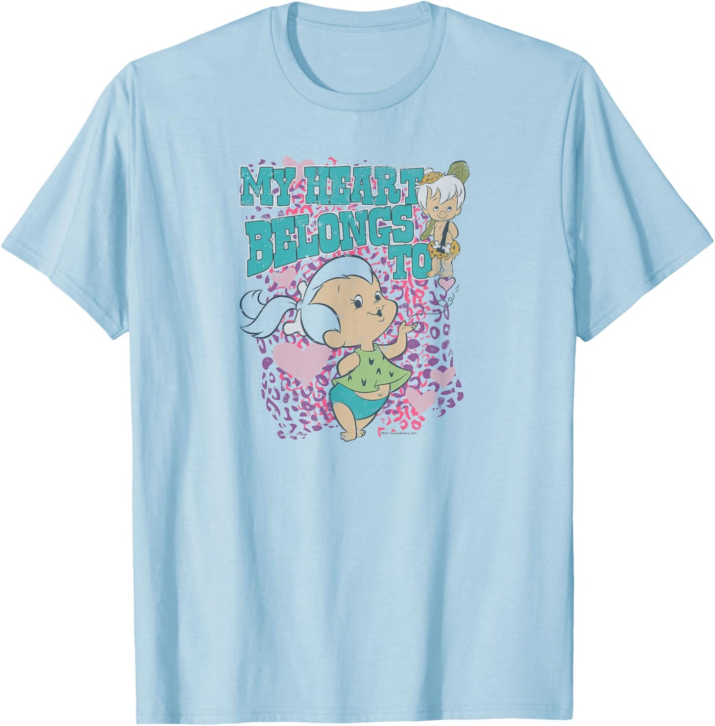 The Flintstones Pebbles My Heart T-Shirt - T-Shirt | Light Blue