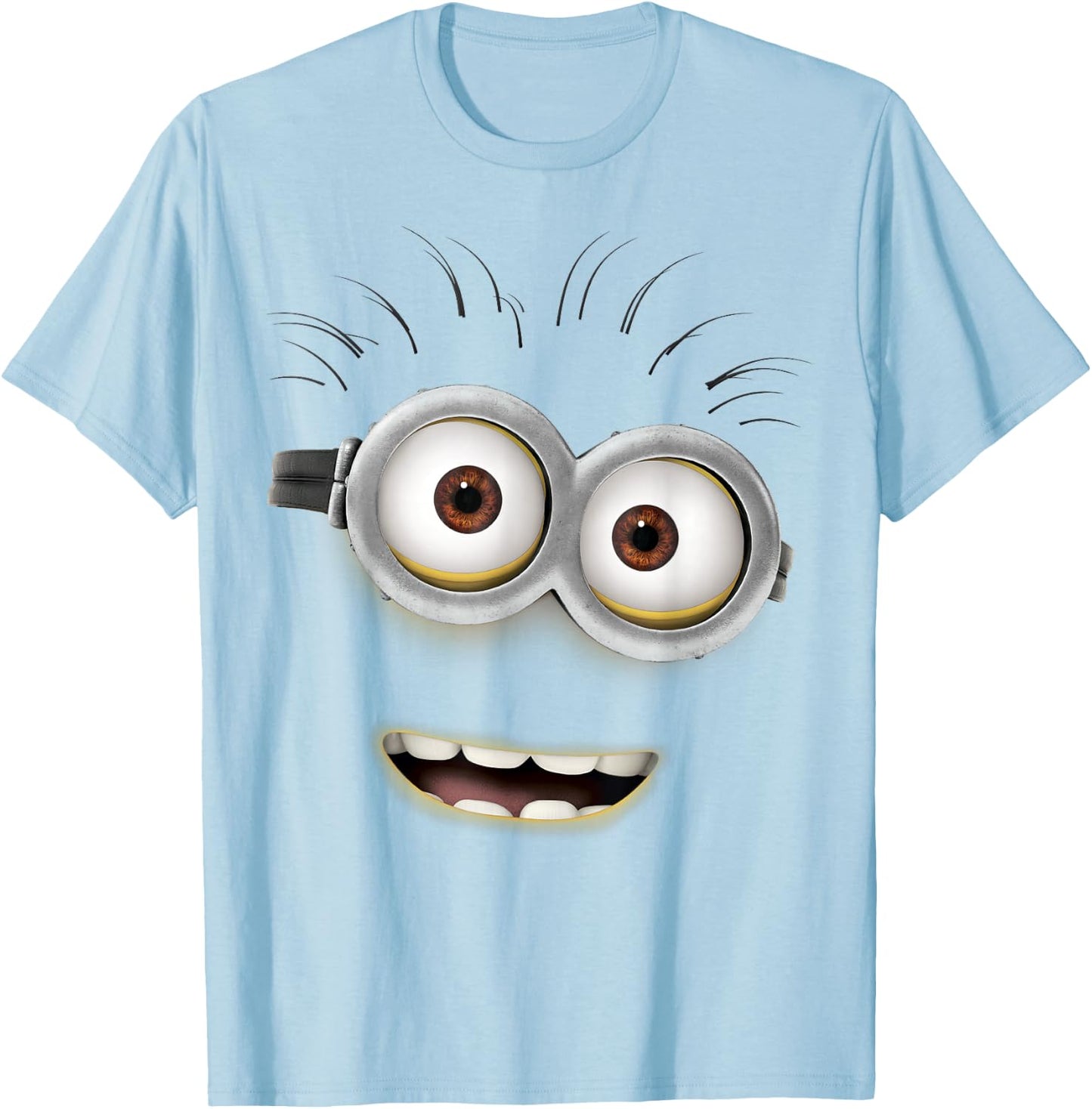 Despicable Me Minions Phil Face Graphic T-Shirt - T-Shirt | Light Blue