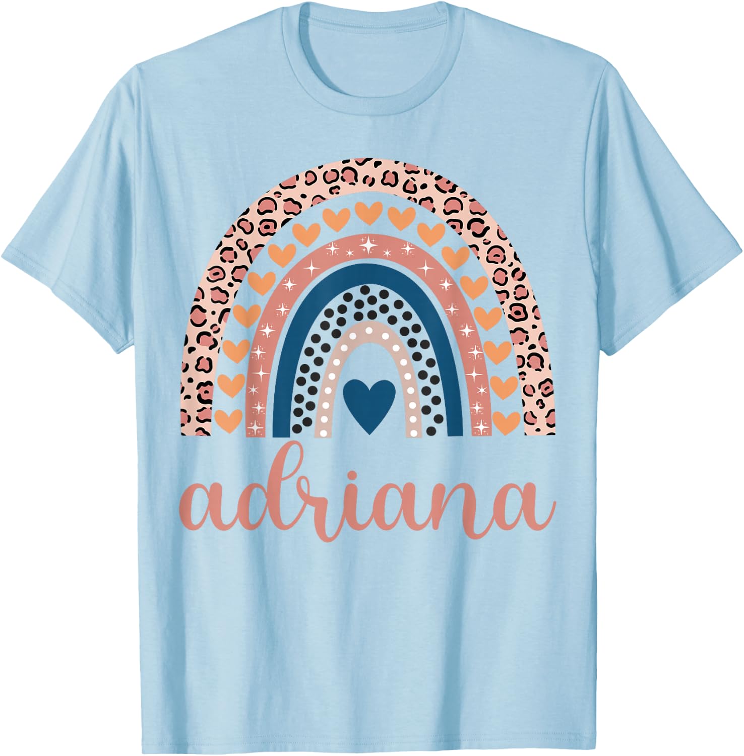 Adriana Adriana Name Birthday Shirt Gift T-Shirt - T-Shirt | Light Blue