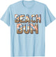 Beach Bum Women Girls Kids T-Shirt - T-Shirt | Light Blue